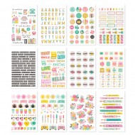 Simple Stories Sticker Book 12/Sheets True Colors -