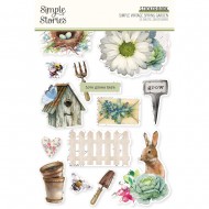 Simple Stories Sticker Book 12/Sheets Vintage Spring Garden