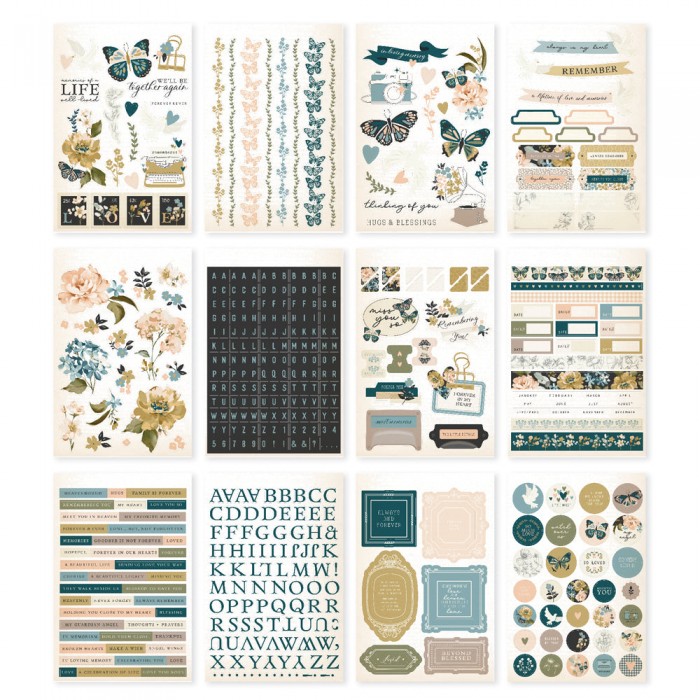 Simple Stories Sticker Book 12/Sheets Remember