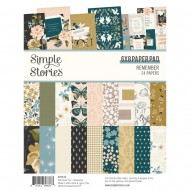 Coleccion de papeles Simple Stories 20x15 cmts 24 hojas Remember