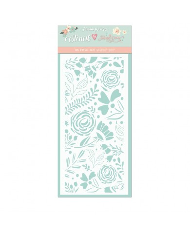 Stencil Rosas "Love Story" Johanna Rivero