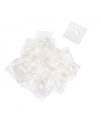 Puntos adhesivos planos .25" 300/Pkg