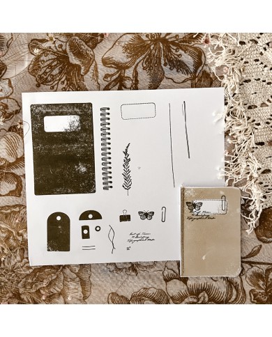 Sello acrílico 11x21 My notebook - Posdata