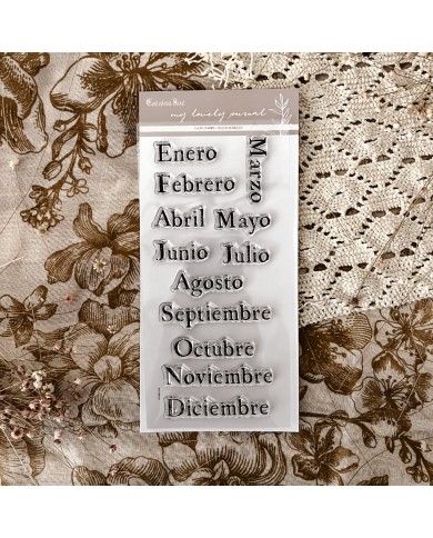 Sello acrílico 11x21 Meses - Posdata