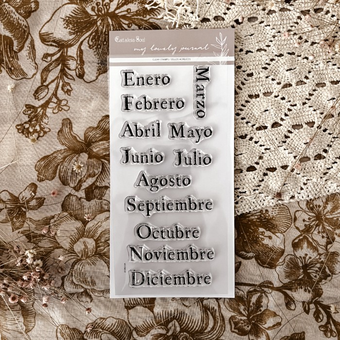 Sello acrílico 11x21 Meses - Posdata