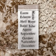 Sello acrílico 11x21 Meses - Posdata