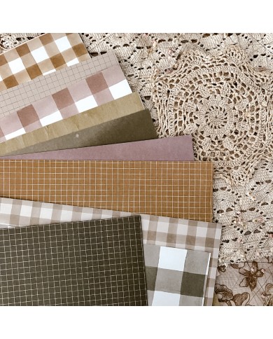 Kit 12 papeles estampados a DOBLE cara 30,5 x 30,5 cm - Posdata