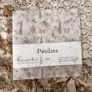 Kit 2 papeles vellum estampados 30,5 x 30,5 cm - Posdata