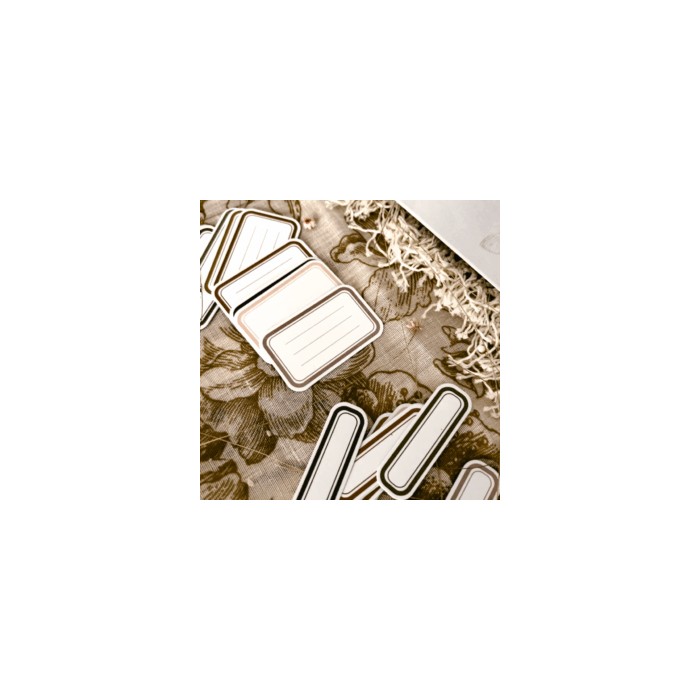 Set 35 die cuts Tags - Posdata