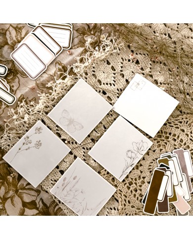 Set 35 die cuts Tags - Posdata