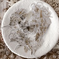 Set 50 die cuts vellum foil - Posdata