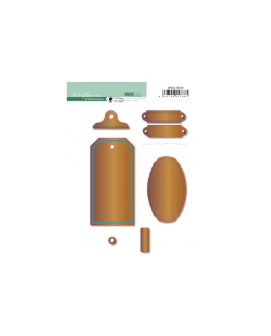 Troquel tag Odissey - Salted caramel Modelo BAJ017D026