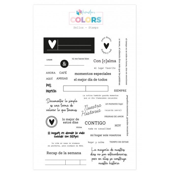Sello Kimidori Colors 6"x8" Documentar lo Simple