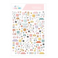 Pegatinas puffy Iconos básicos SYL Noviembre y Diciembre
