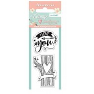 Sello I Love "Love Story" Johanna Rivero