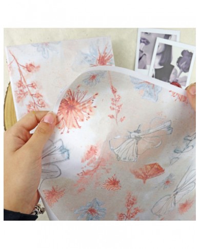 Tela de encuadernar Flores binding fabric sheet Vero Ilustrada