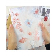 Tela de encuadernar Flores binding fabric sheet Vero Ilustrada