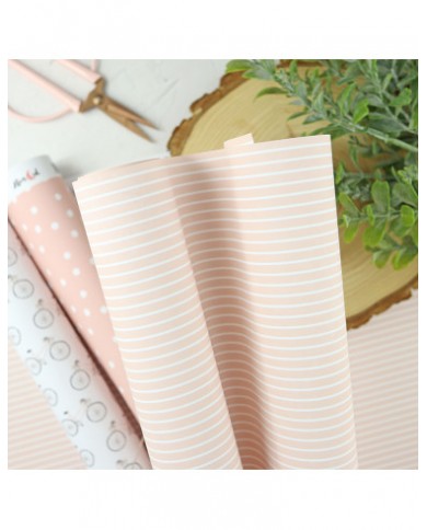 Papel laminado para encudernación Listas XXL Alúa Cid