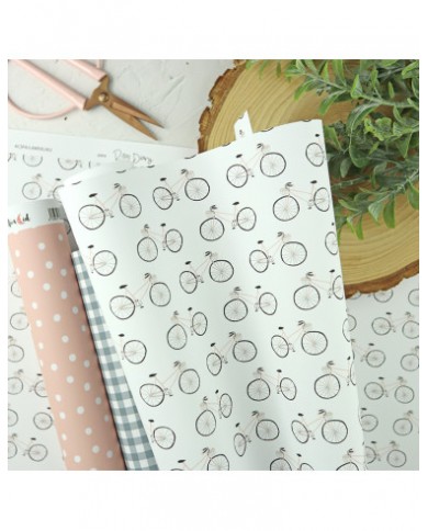 Papel laminado para encudernación Bici XXL Alúa Cid