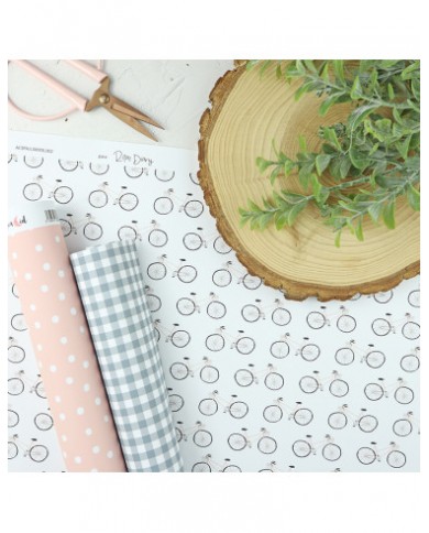 Papel laminado para encudernación Bici XXL Alúa Cid