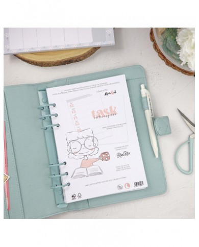 Relleno de Agenda perpetua A5 Sea lo que sea collection (Binding: Punched 6 holes) + 12 separadores
