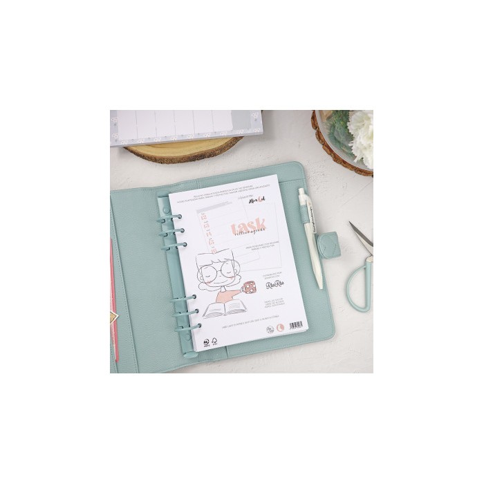 Relleno de Agenda perpetua A5 Sea lo que sea collection (Binding: Punched 6 holes) + 12 separadores