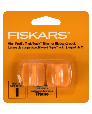 Hojas de Corte de Perfil Alto TripleTrack, Paquete de 2, Estilo I Fiskars