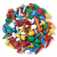 Mini Brads Doodlebug  .125" 100/Pkg colores primarios