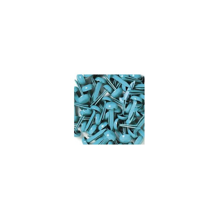 Mini Brads Doodlebug  .125" 25/Pkg celeste