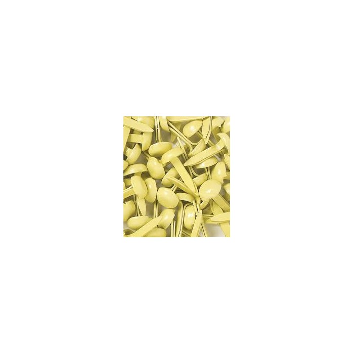 Mini Brads Doodlebug  .125" 25/Pkg amarillo