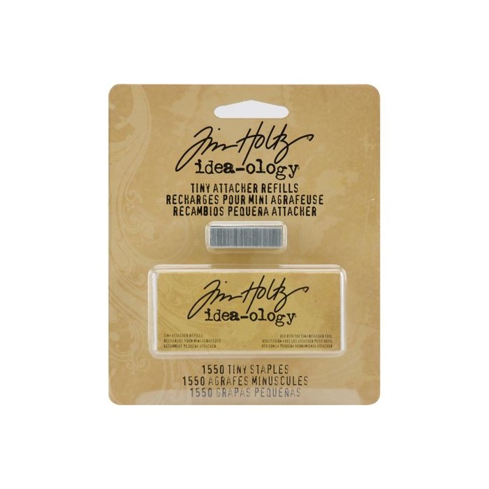 Grapas de recambio Idea-Ology Tiny Attacher de 0,25"