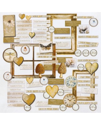 Recortables tipo chipboard The Faded Memory Lane