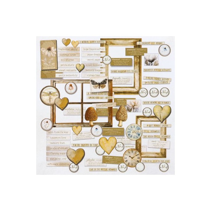 Recortables tipo chipboard The Faded Memory Lane