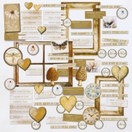 Recortables tipo chipboard The Faded Memory Lane