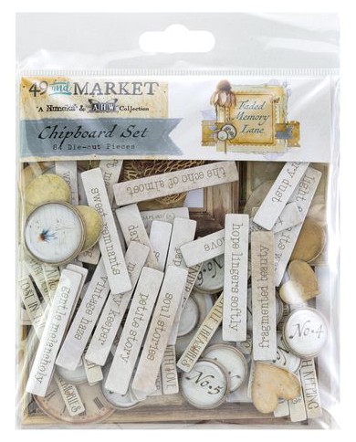 Recortables tipo chipboard The Faded Memory Lane