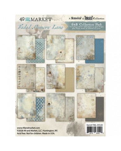 Paquete de la Colección 49 and Market 6"x8"  Faded Memory Lane