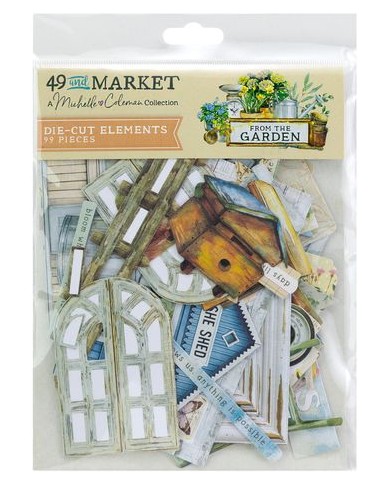 Recortables From de Garden 49 and Market Ephemera Set
