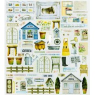 Recortables From de Garden 49 and Market Ephemera Set