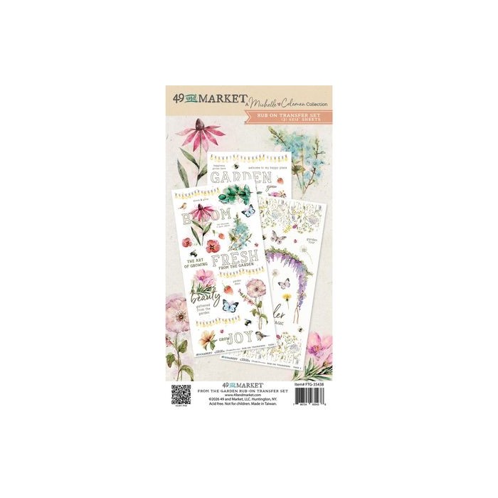 Transferibles o Rubons Colección From de Garden 49 and Market