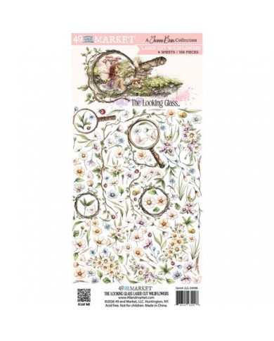 Recortables Wildflowers From de Garden 49 and Market
