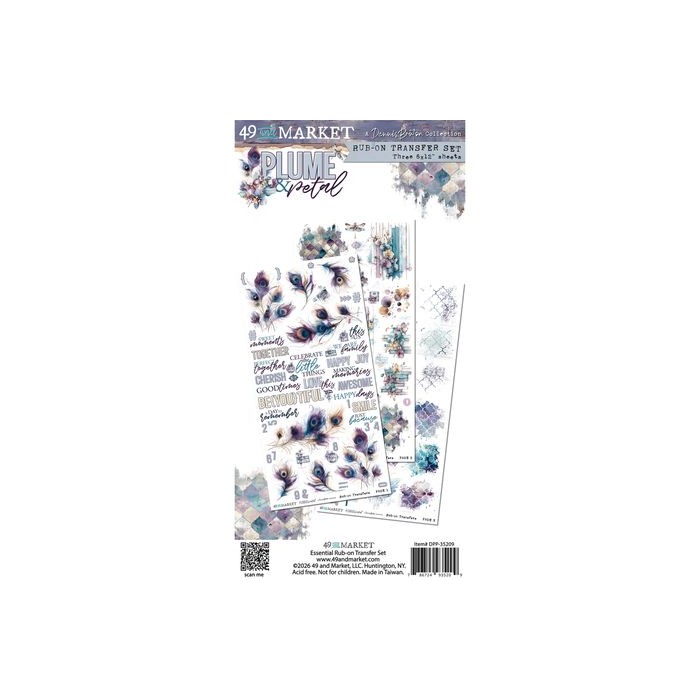 Transferibles o Rubons Colección Plume & Petal 49 and Market