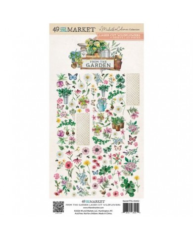 Recortables laser Wildflowers From de Garden 49 and Market