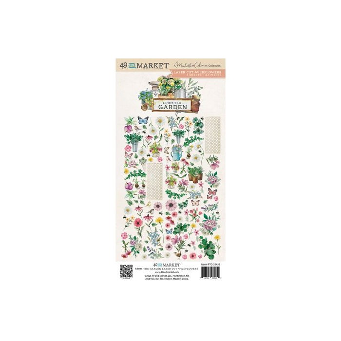 Recortables laser Wildflowers From de Garden 49 and Market