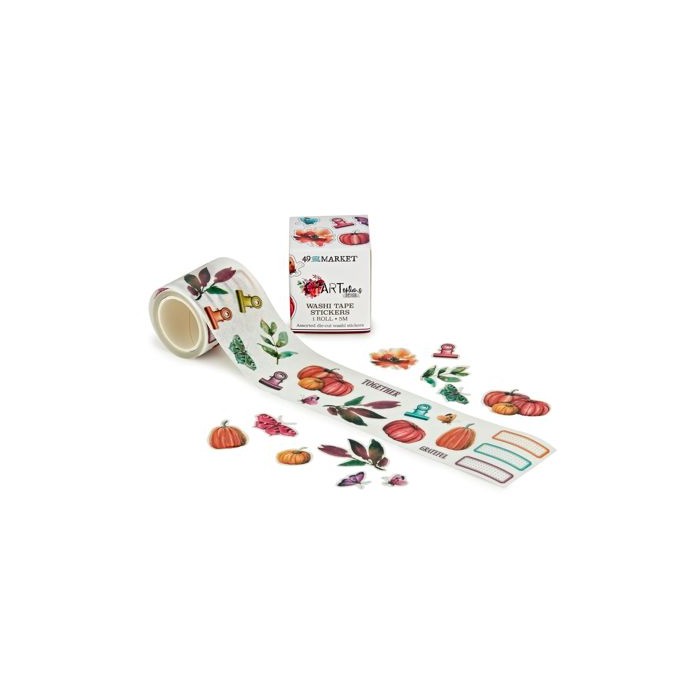 Rollo de pegatinas washi pre troqueladas Spice de ARToptions