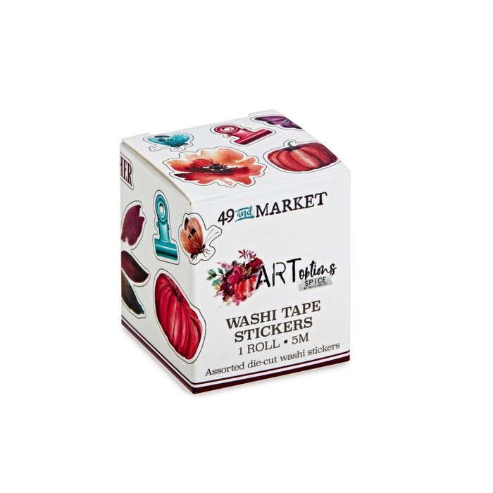 Rollo de pegatinas washi pre troqueladas Spice de ARToptions