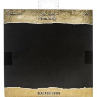 Bloc de cartulina Kraft Color negro Idea-Ology de 20 x 20 cm (24 hojas)