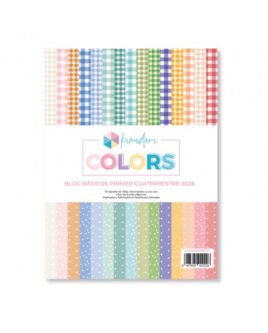 Pad 6"x8" Kimidori Colors patrones basicos