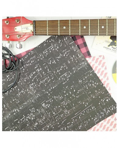 Papel laminado Partitura laminated paper sheet