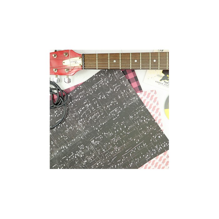 Papel laminado Partitura laminated paper sheet