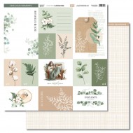 Colección de papeles HARMONIE lisos de doble cara FLORILEGES